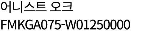 어니스트 오크 FMKGA075 W01250000
