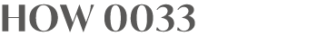 HOW 0033
