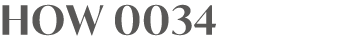 HOW 0034
