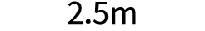 2 5m