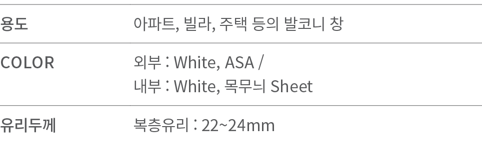   ,   ,   ,            ,COLOR,   : White, ASA      : White,     Sheet,    ,     : 22 24mm