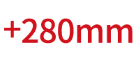 +280mm